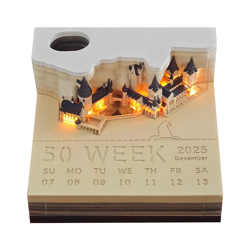 3d Kalender mit LED